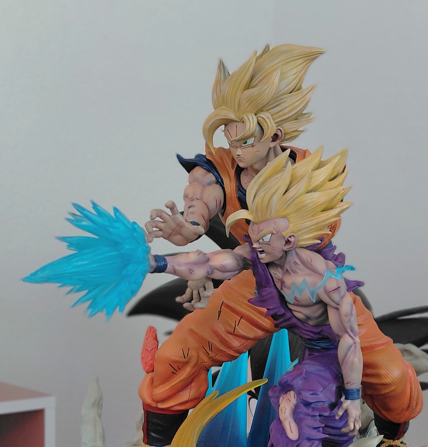 Statue Son Goku & Son Gohan – Dragon Ball Z (Échelle 1/4) en résine – Master Piece Collection