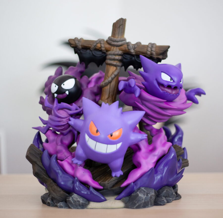Diorama Fantominus, Spectrum & Ectoplasma – Pokémon – Master Piece Collection